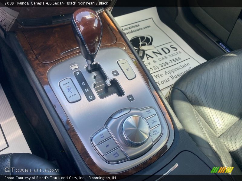 Black Noir Pearl / Black 2009 Hyundai Genesis 4.6 Sedan