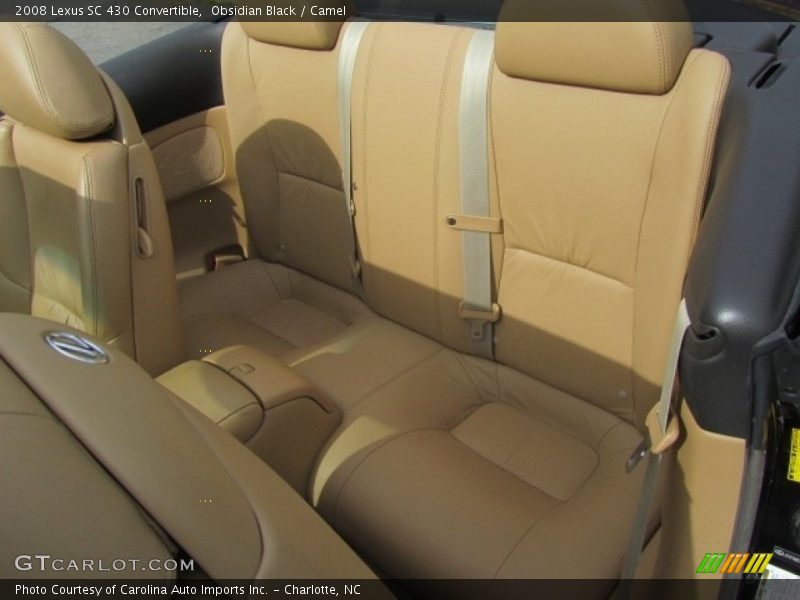 Obsidian Black / Camel 2008 Lexus SC 430 Convertible
