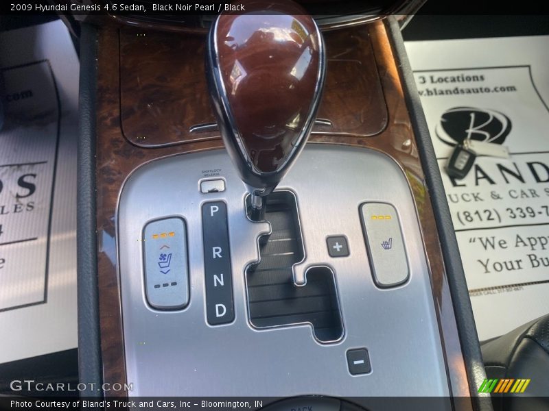 Black Noir Pearl / Black 2009 Hyundai Genesis 4.6 Sedan