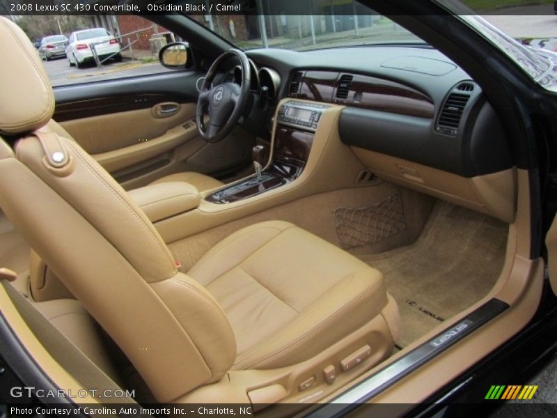 Obsidian Black / Camel 2008 Lexus SC 430 Convertible