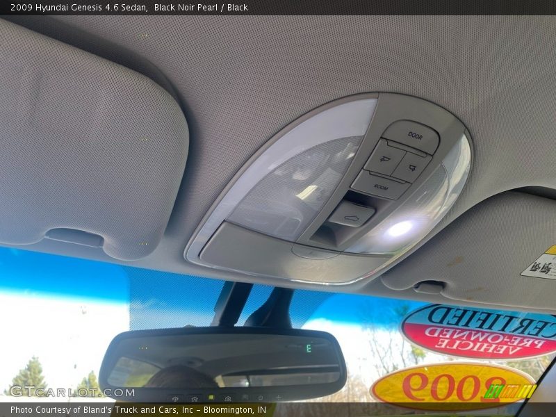 Black Noir Pearl / Black 2009 Hyundai Genesis 4.6 Sedan