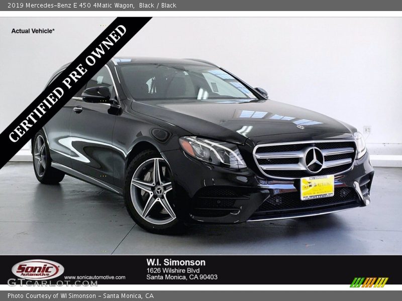 Black / Black 2019 Mercedes-Benz E 450 4Matic Wagon