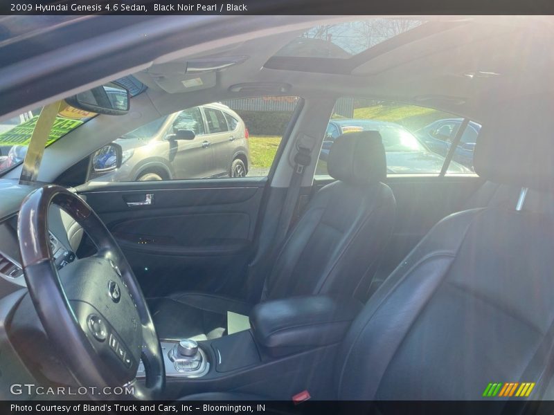 Black Noir Pearl / Black 2009 Hyundai Genesis 4.6 Sedan