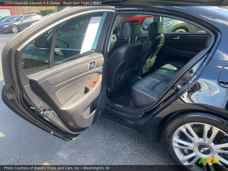 Black Noir Pearl / Black 2009 Hyundai Genesis 4.6 Sedan