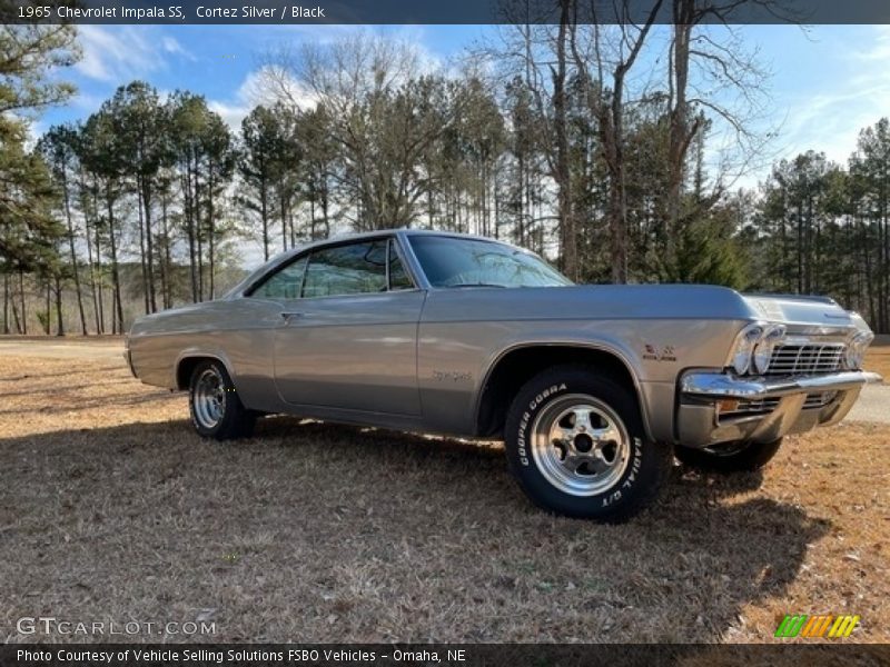 Cortez Silver / Black 1965 Chevrolet Impala SS