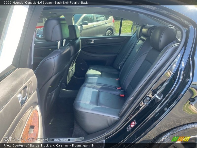 Black Noir Pearl / Black 2009 Hyundai Genesis 4.6 Sedan