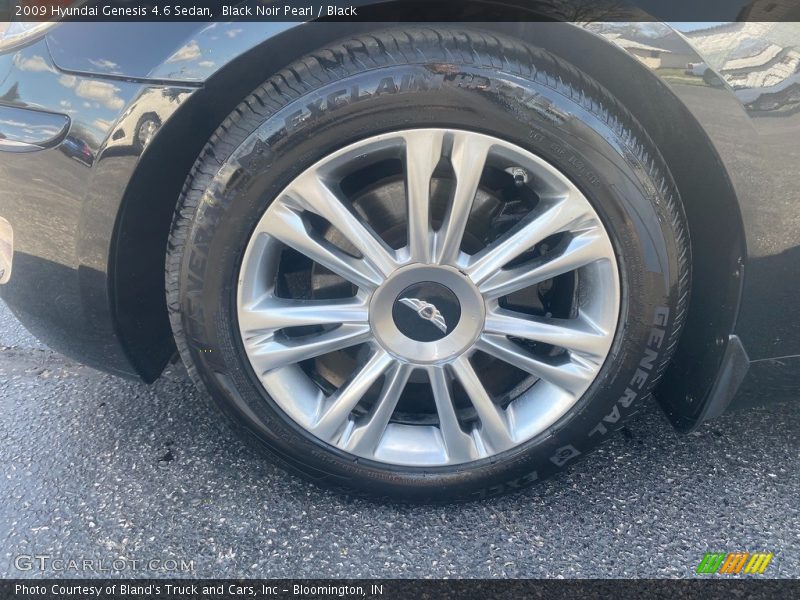 Black Noir Pearl / Black 2009 Hyundai Genesis 4.6 Sedan