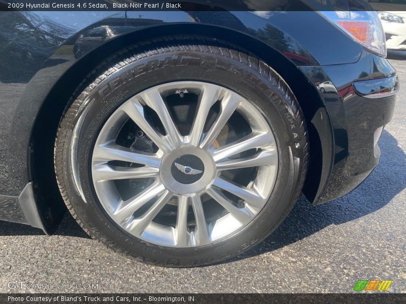 Black Noir Pearl / Black 2009 Hyundai Genesis 4.6 Sedan