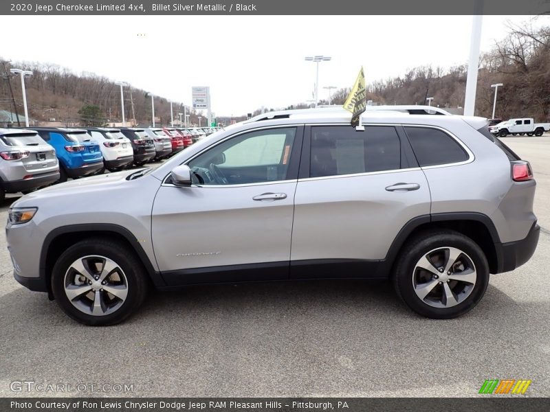Billet Silver Metallic / Black 2020 Jeep Cherokee Limited 4x4