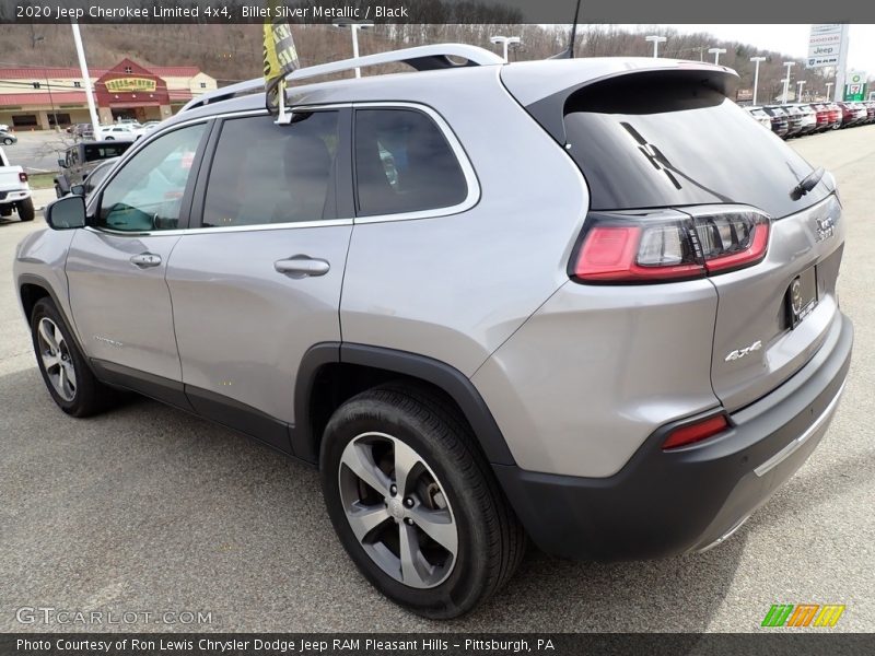 Billet Silver Metallic / Black 2020 Jeep Cherokee Limited 4x4