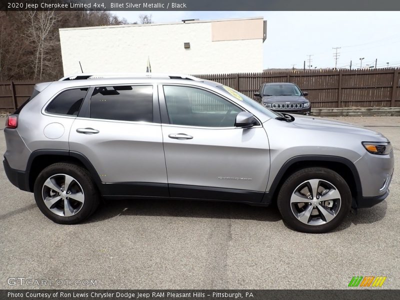 Billet Silver Metallic / Black 2020 Jeep Cherokee Limited 4x4