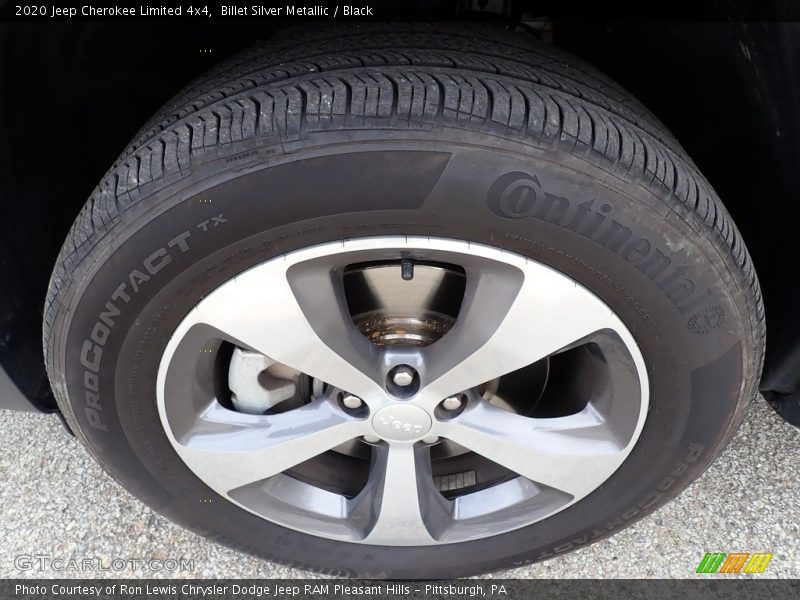 Billet Silver Metallic / Black 2020 Jeep Cherokee Limited 4x4