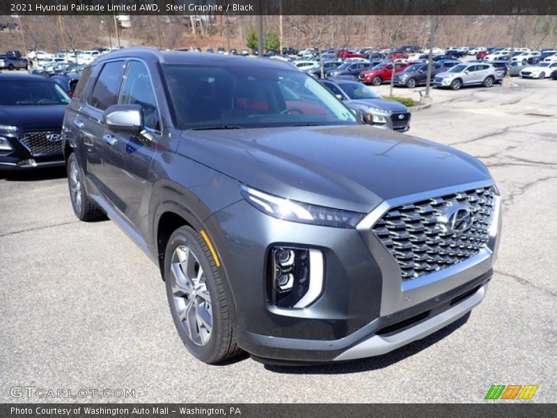 Steel Graphite / Black 2021 Hyundai Palisade Limited AWD