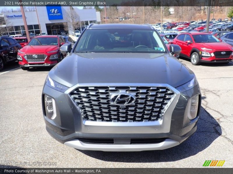 Steel Graphite / Black 2021 Hyundai Palisade Limited AWD