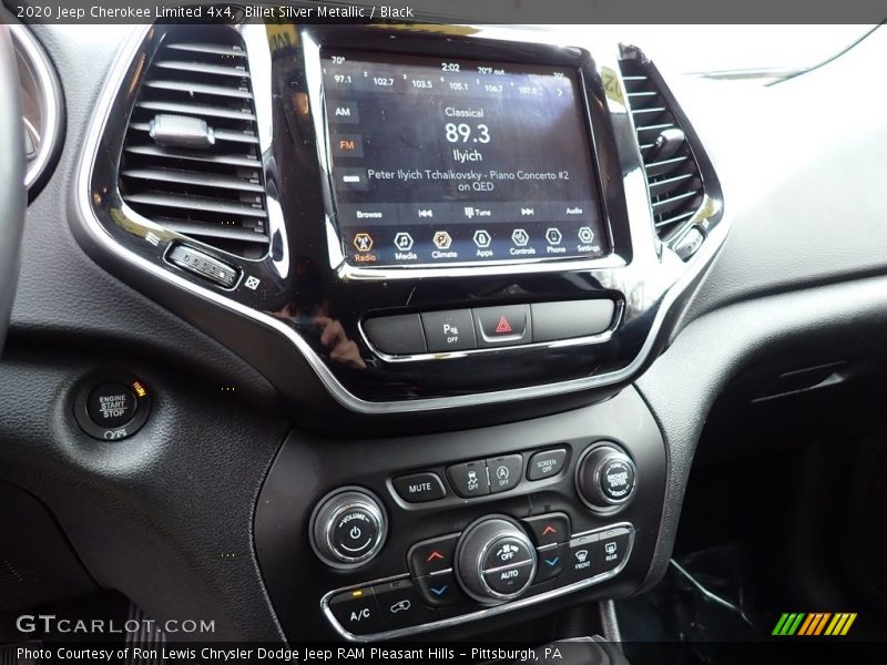 Billet Silver Metallic / Black 2020 Jeep Cherokee Limited 4x4