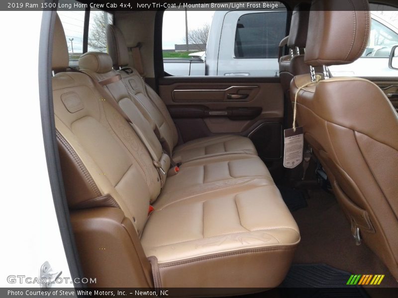 Rear Seat of 2019 1500 Long Horn Crew Cab 4x4