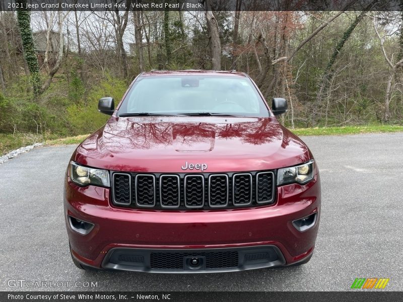 Velvet Red Pearl / Black 2021 Jeep Grand Cherokee Limited 4x4