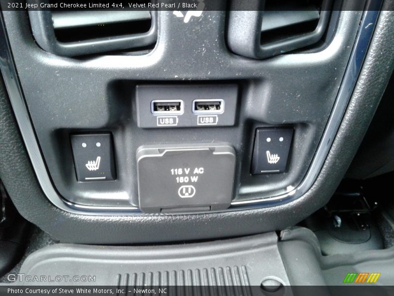 Velvet Red Pearl / Black 2021 Jeep Grand Cherokee Limited 4x4