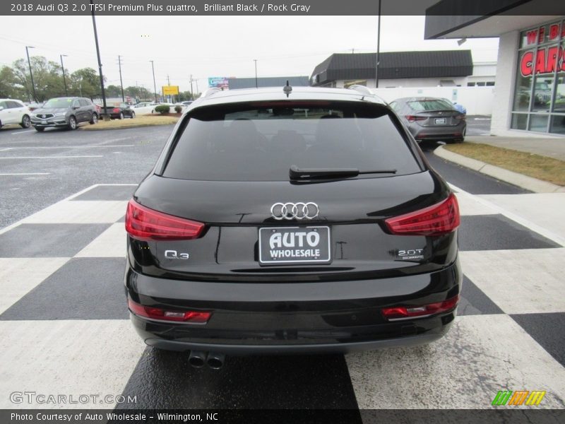 Brilliant Black / Rock Gray 2018 Audi Q3 2.0 TFSI Premium Plus quattro