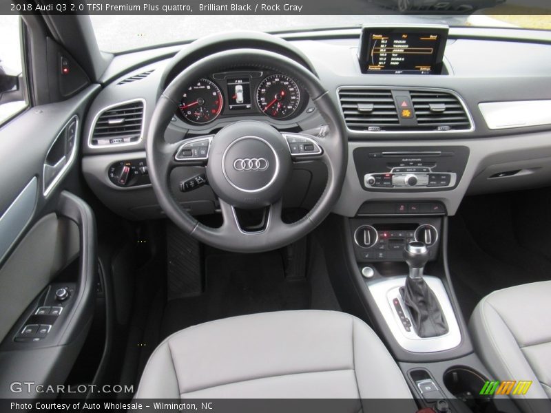 Brilliant Black / Rock Gray 2018 Audi Q3 2.0 TFSI Premium Plus quattro
