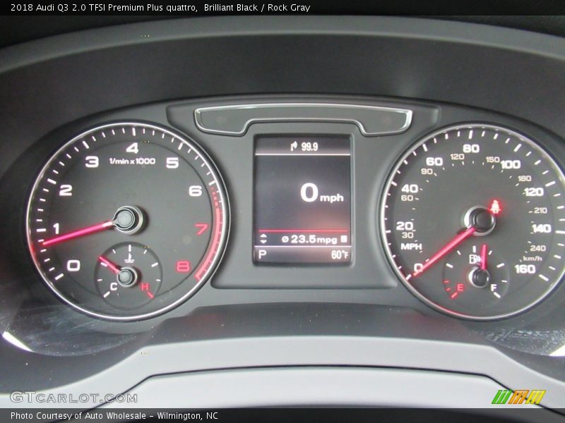 Brilliant Black / Rock Gray 2018 Audi Q3 2.0 TFSI Premium Plus quattro
