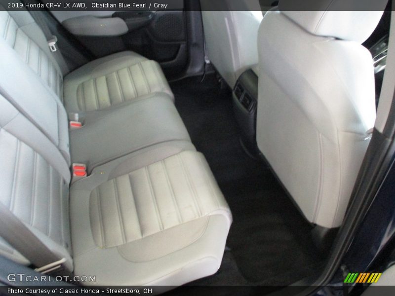 Obsidian Blue Pearl / Gray 2019 Honda CR-V LX AWD