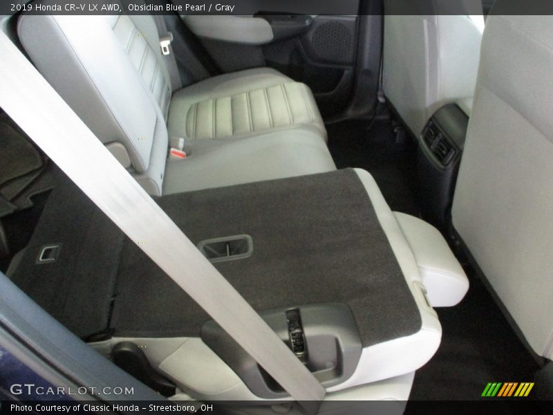 Obsidian Blue Pearl / Gray 2019 Honda CR-V LX AWD