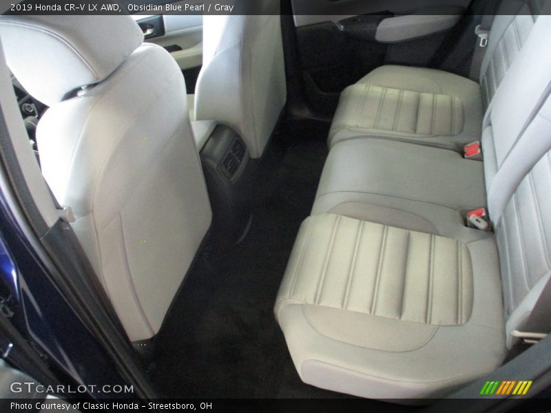 Obsidian Blue Pearl / Gray 2019 Honda CR-V LX AWD