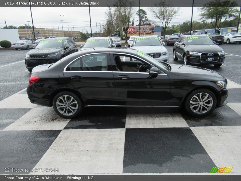 Black / Silk Beige/Black 2015 Mercedes-Benz C 300