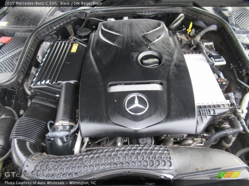 Black / Silk Beige/Black 2015 Mercedes-Benz C 300