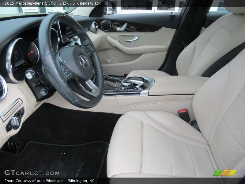 Black / Silk Beige/Black 2015 Mercedes-Benz C 300