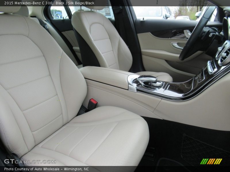 Black / Silk Beige/Black 2015 Mercedes-Benz C 300