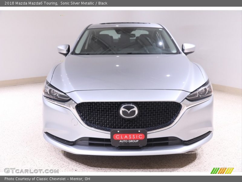 Sonic Silver Metallic / Black 2018 Mazda Mazda6 Touring