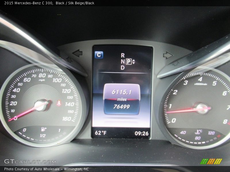 Black / Silk Beige/Black 2015 Mercedes-Benz C 300