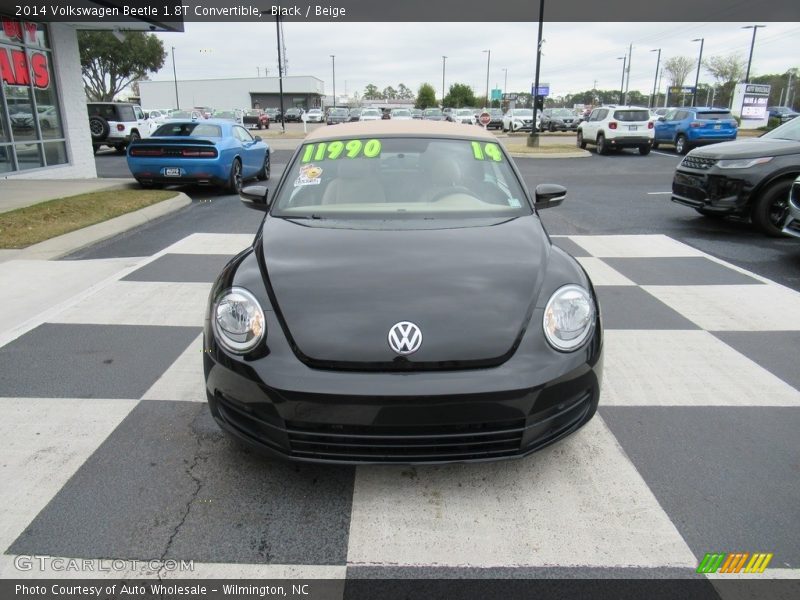 Black / Beige 2014 Volkswagen Beetle 1.8T Convertible