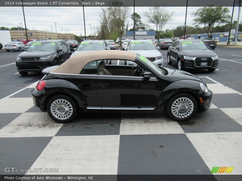 Black / Beige 2014 Volkswagen Beetle 1.8T Convertible