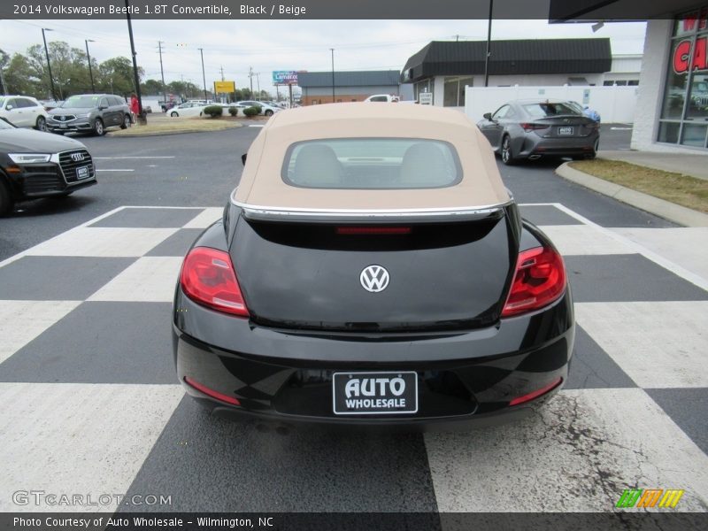 Black / Beige 2014 Volkswagen Beetle 1.8T Convertible