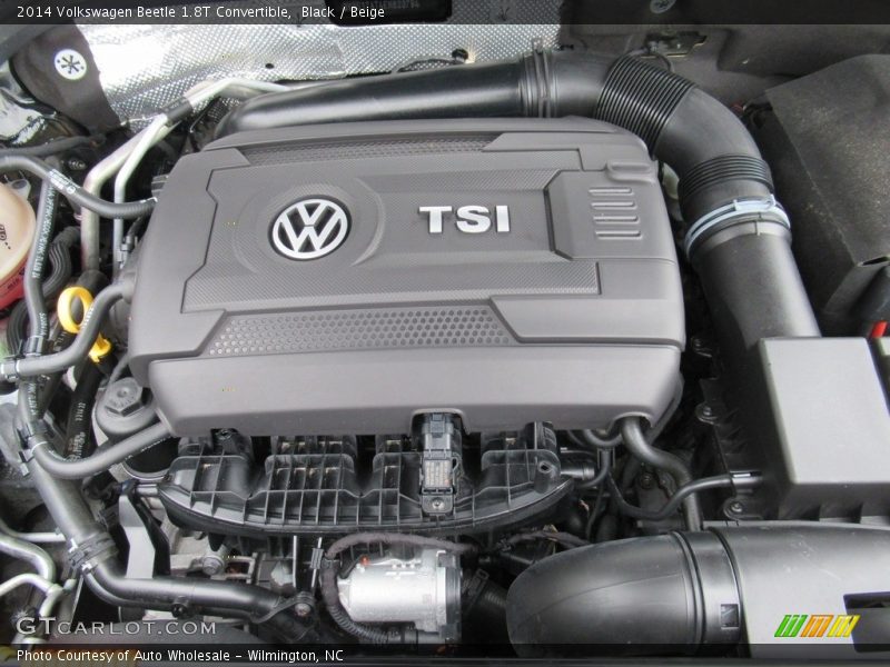 Black / Beige 2014 Volkswagen Beetle 1.8T Convertible