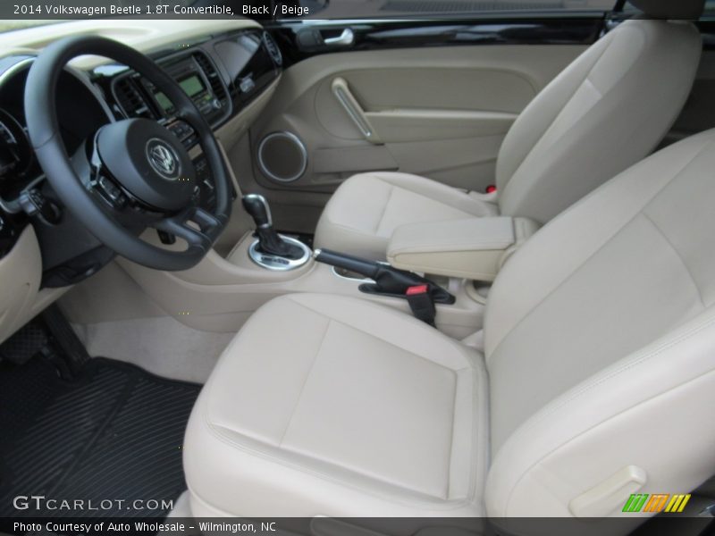 Black / Beige 2014 Volkswagen Beetle 1.8T Convertible