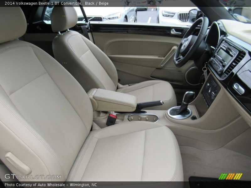 Black / Beige 2014 Volkswagen Beetle 1.8T Convertible