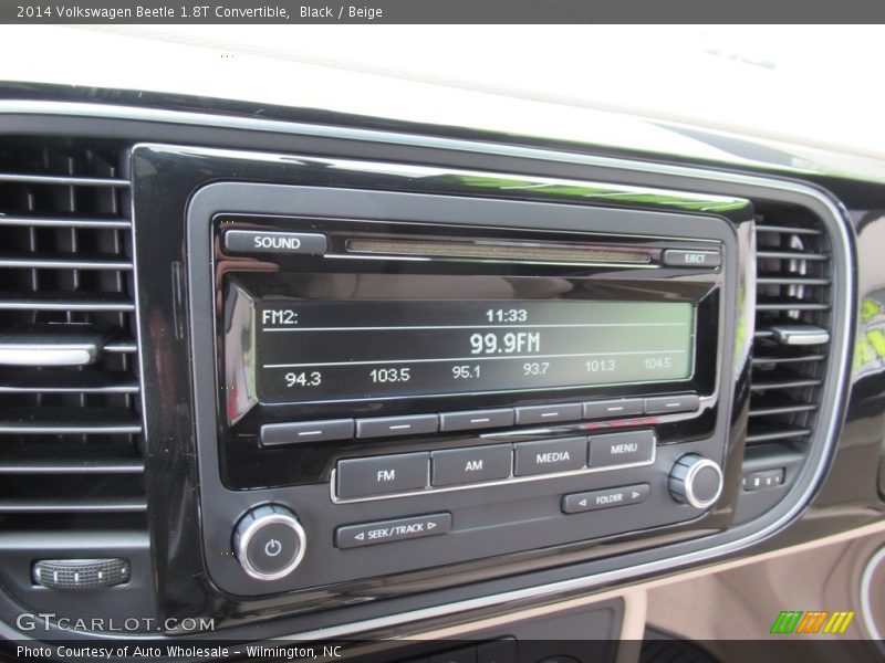 Black / Beige 2014 Volkswagen Beetle 1.8T Convertible