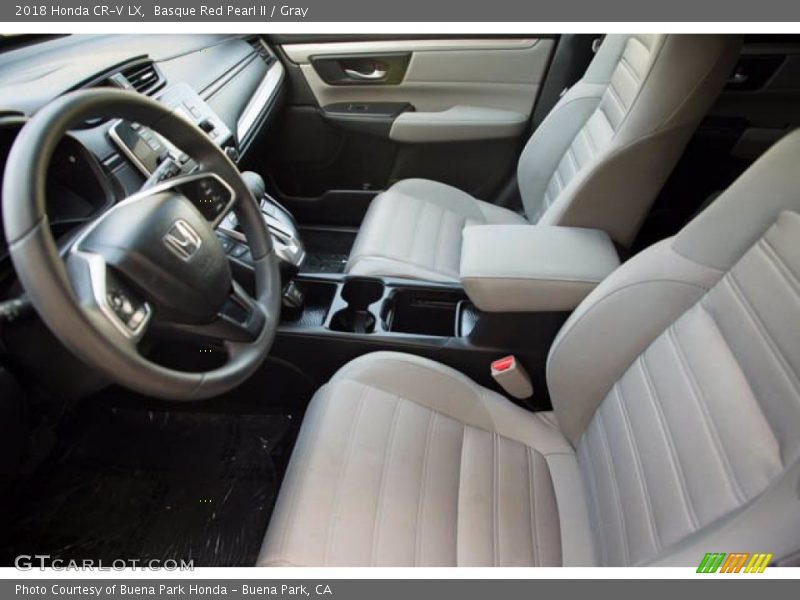 Basque Red Pearl II / Gray 2018 Honda CR-V LX