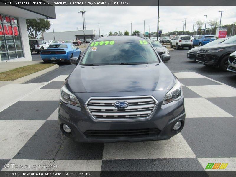 Carbide Gray Metallic / Slate Black 2015 Subaru Outback 2.5i Premium