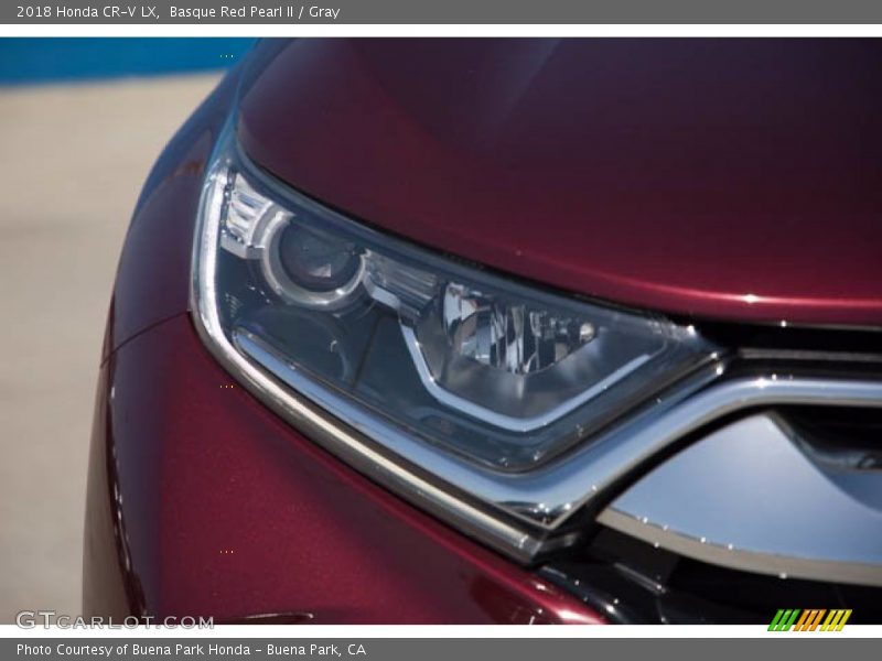 Basque Red Pearl II / Gray 2018 Honda CR-V LX