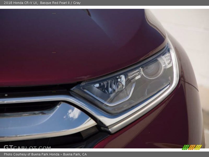 Basque Red Pearl II / Gray 2018 Honda CR-V LX