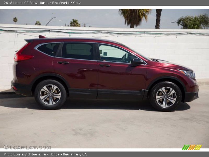 Basque Red Pearl II / Gray 2018 Honda CR-V LX