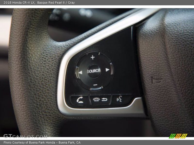 Basque Red Pearl II / Gray 2018 Honda CR-V LX