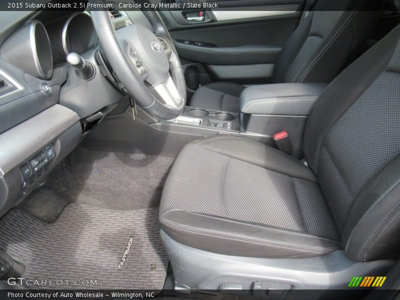 Carbide Gray Metallic / Slate Black 2015 Subaru Outback 2.5i Premium