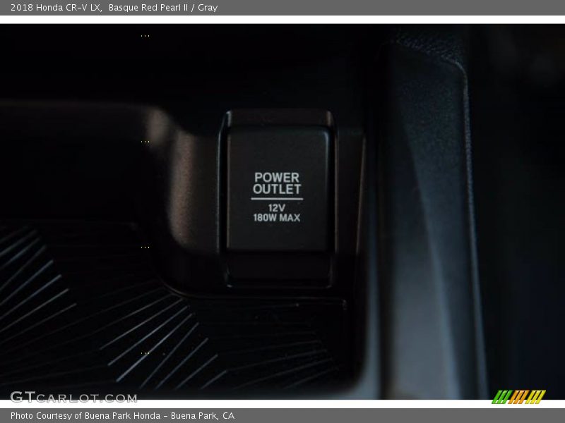 Basque Red Pearl II / Gray 2018 Honda CR-V LX