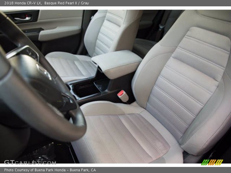 Basque Red Pearl II / Gray 2018 Honda CR-V LX